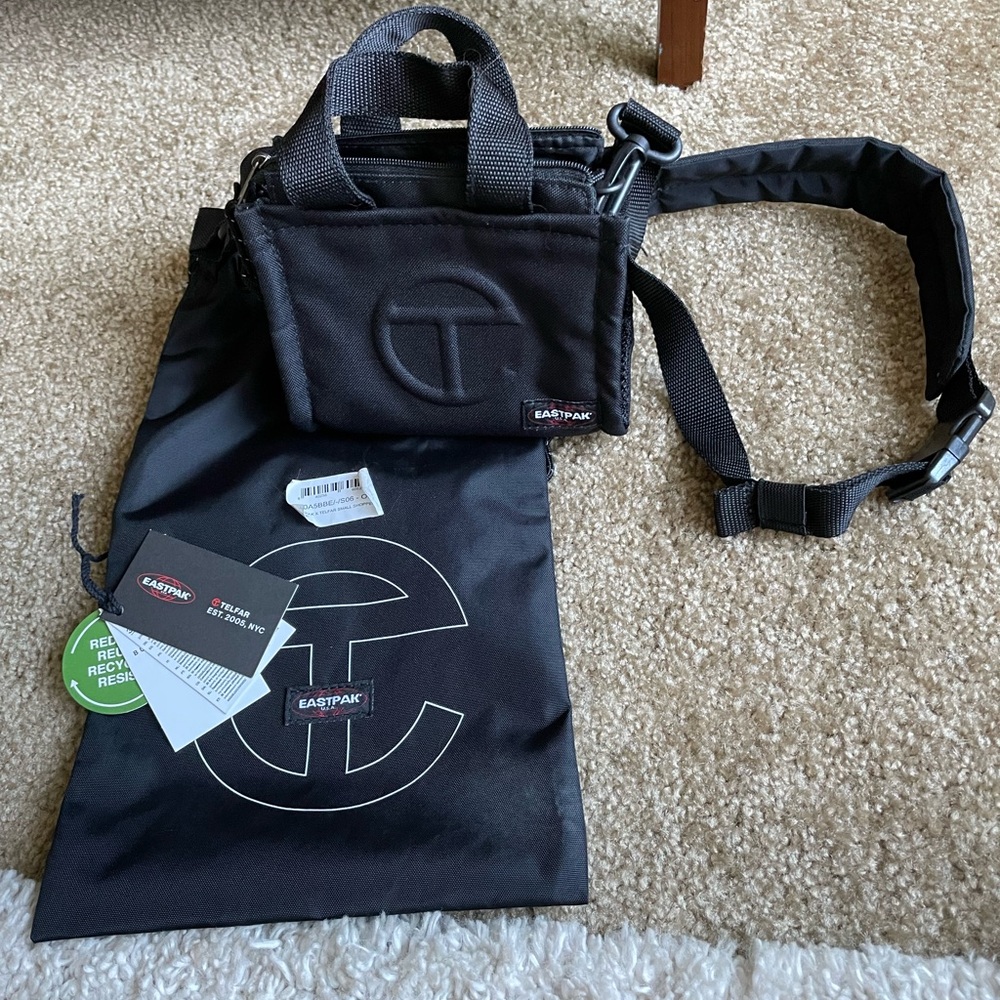 EASTPAK X TELFAR Small Black Shopping Bag